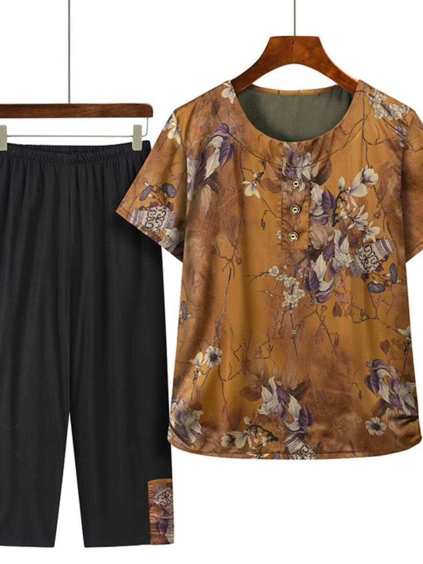 妈妈套装到货6000套，xl-4xl
三个款式品质好[庆祝]