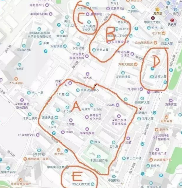 地图示意