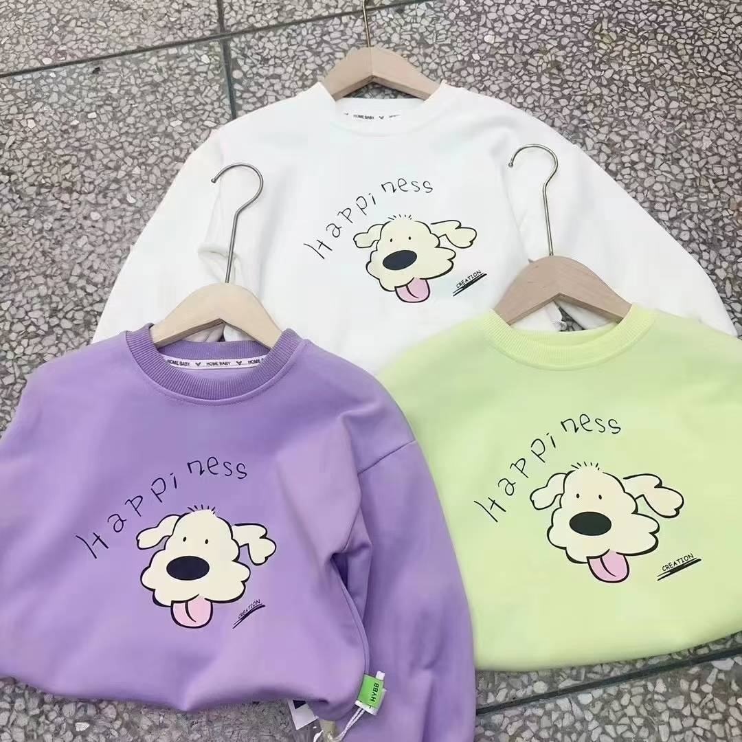 儿童卫衣，整手齐码，独立包装袋吊牌90~130，100~14