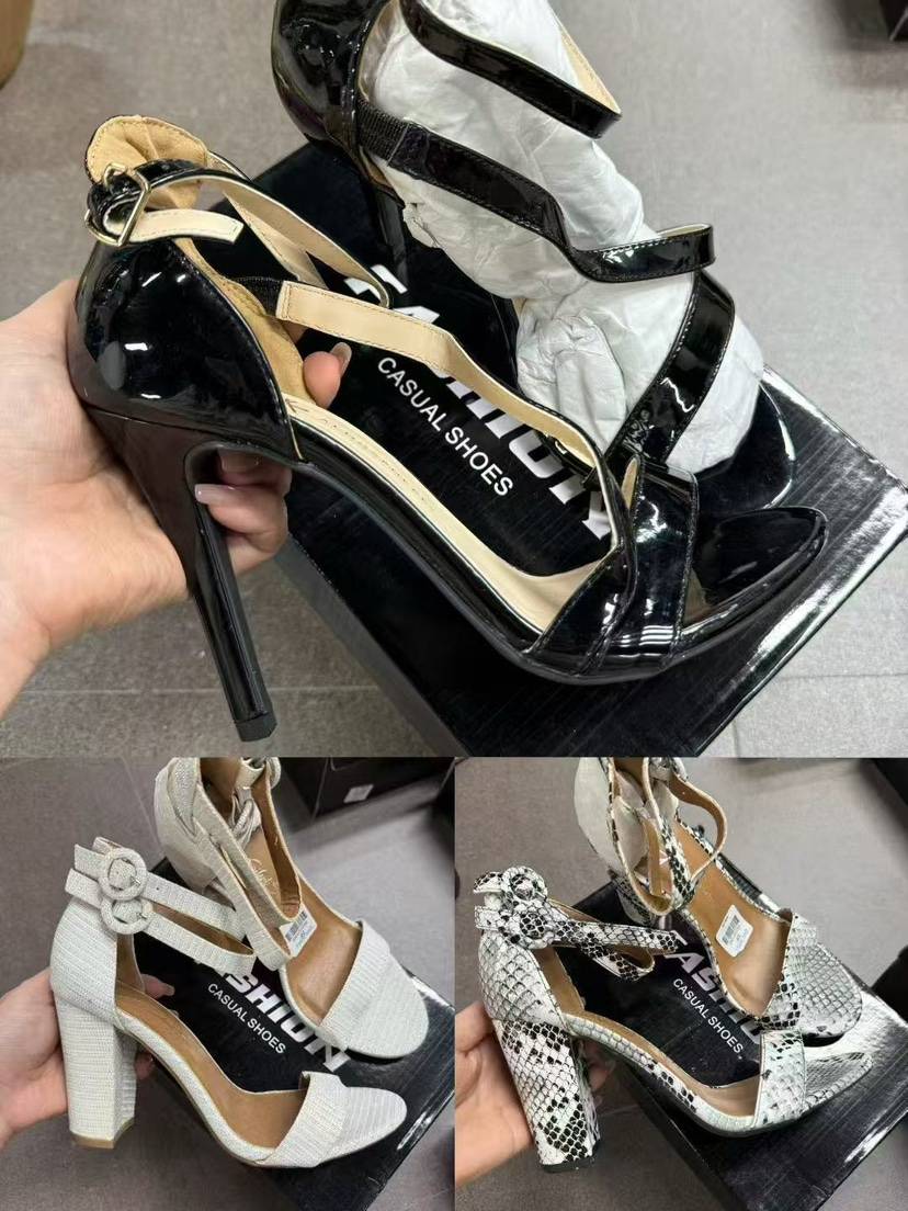 全清8.8💰分货+1
高端法式细跟粗跟女士高跟鞋👠，款式