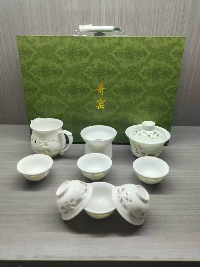 高端茶具最后5100套
​10多元一套送礼直播首选