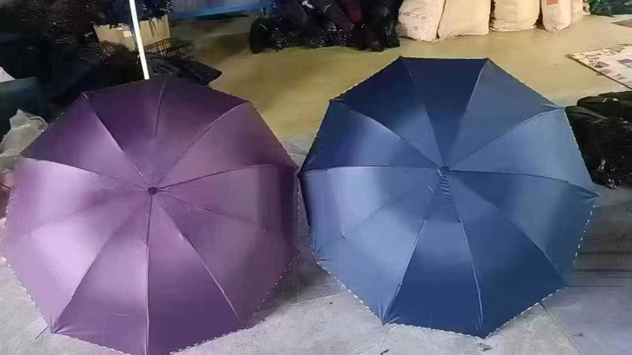 10骨包边伞2800把，8.5一把