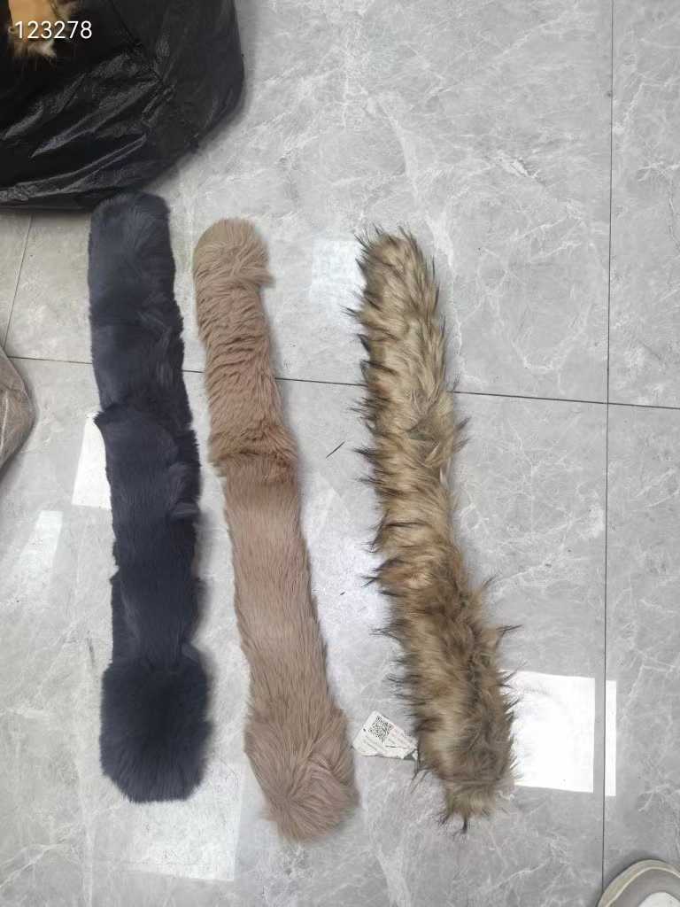 清货😡😡羽绒服棉服毛领大概有1000来条具体点数