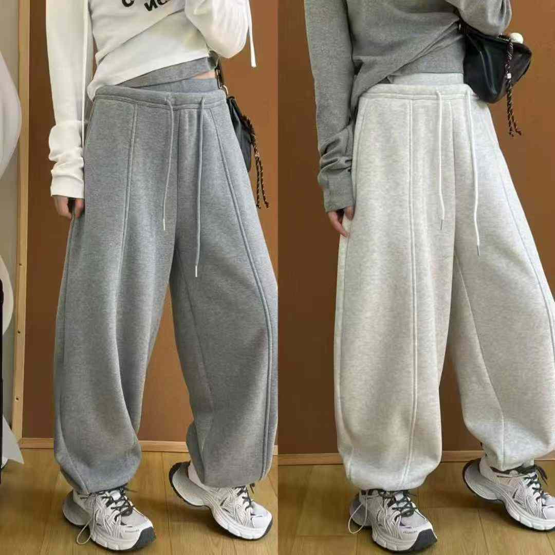 童装加绒加厚速脚卫裤，数量：673条，码数：1-5码相当于1