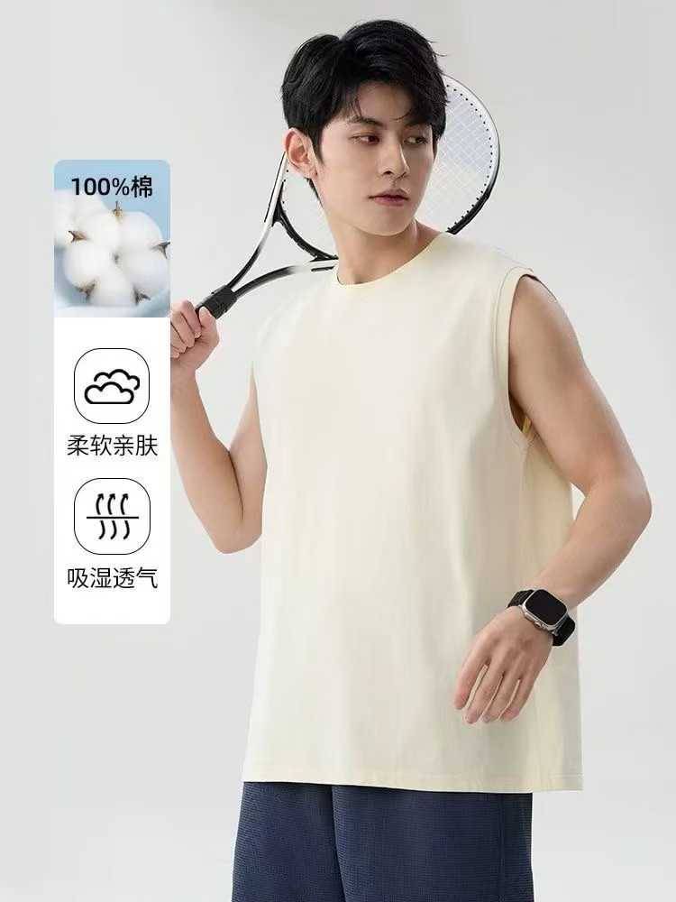 男装纯棉背心1500件左右