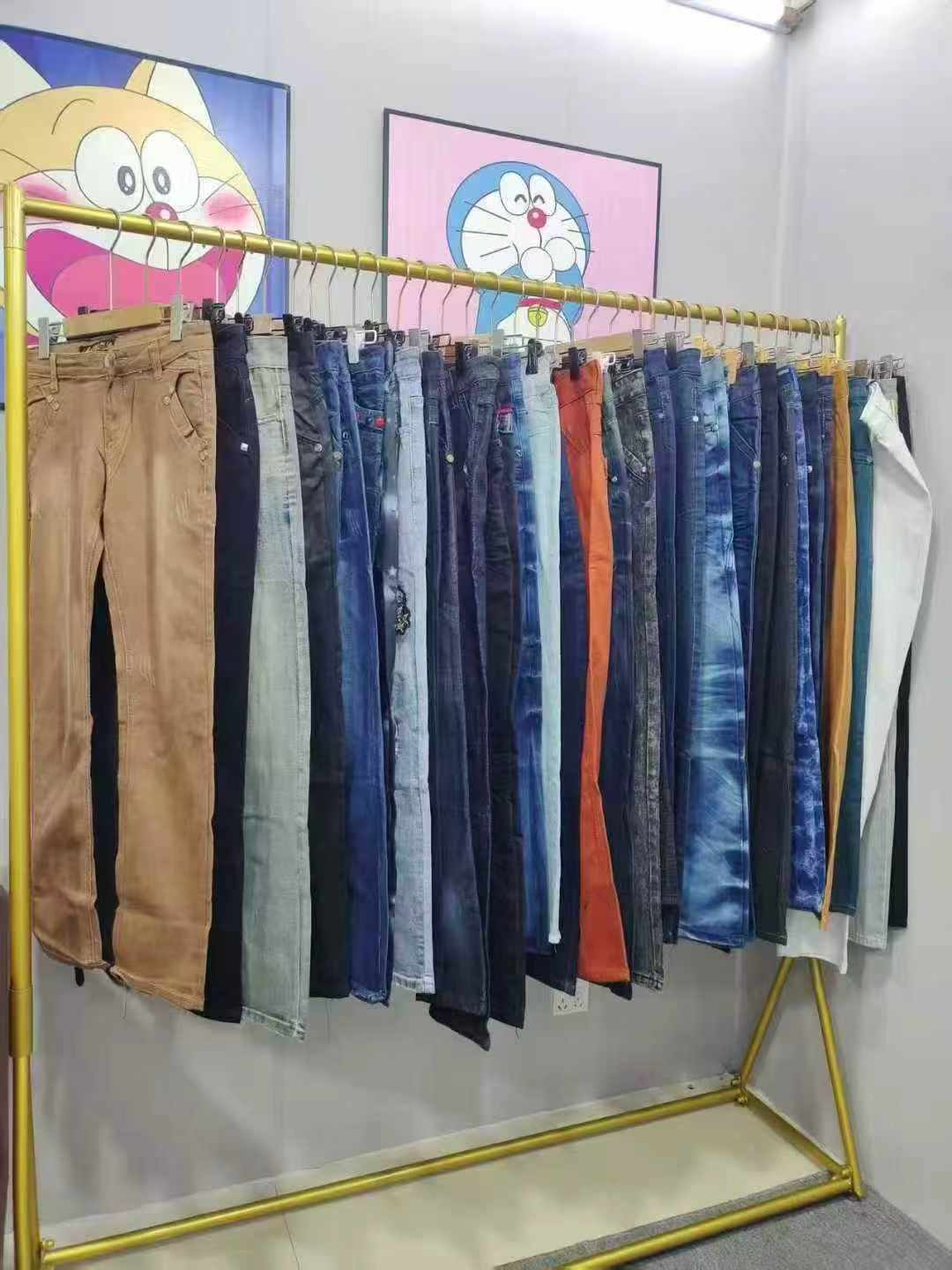 🐏8000条小整款百搭男女士牛仔裤男直筒修身长裤独立包装适