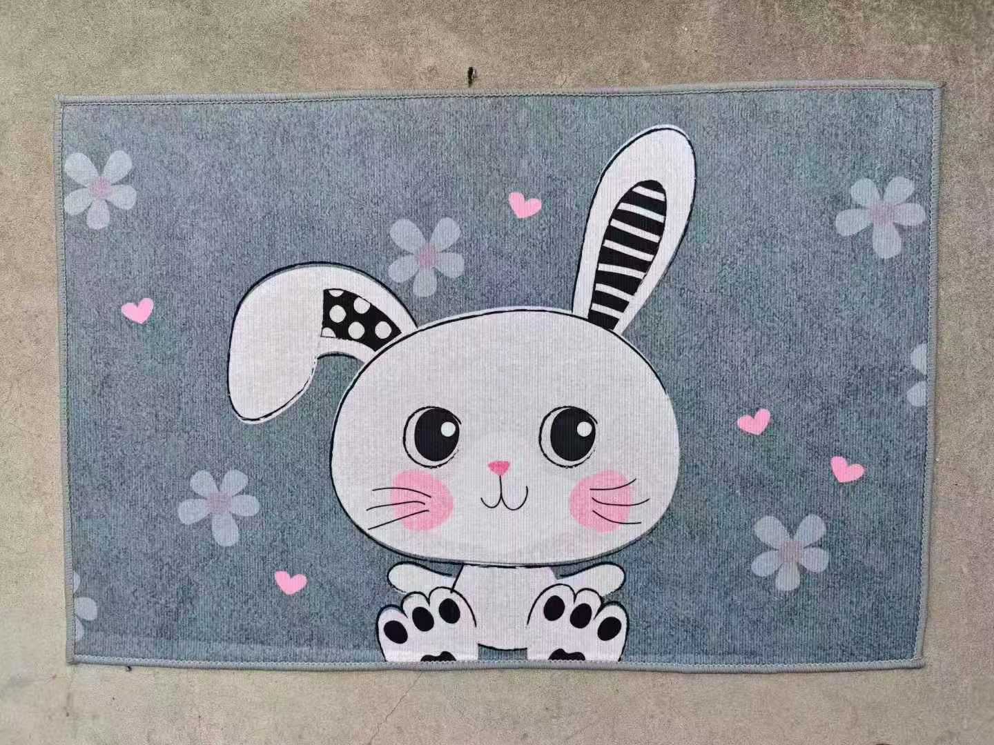 1000张卡通入户门地垫多种花型，尺寸60*40㎝，全清每张