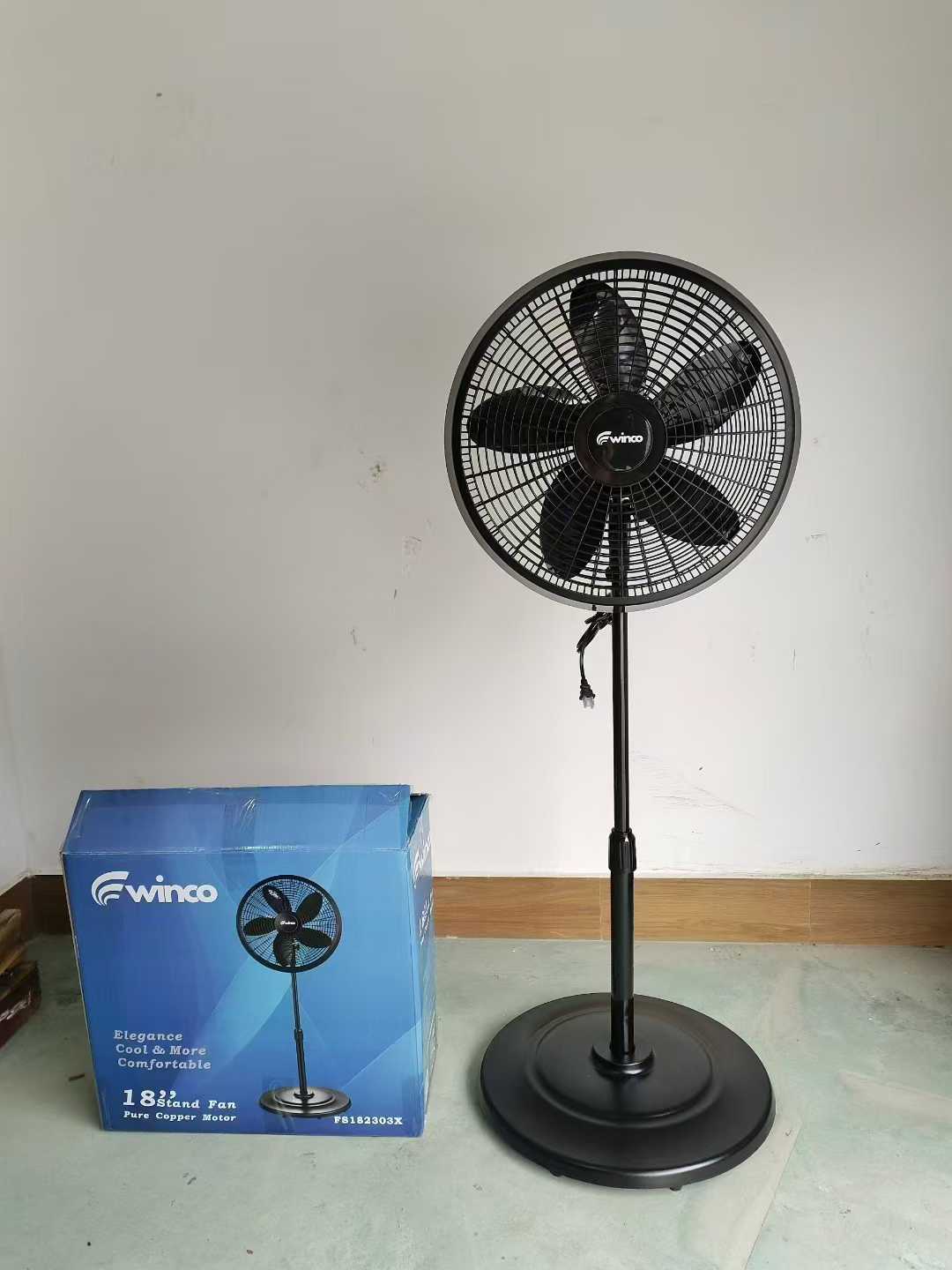 出口电风扇400台，美规110v电压，独立包装，18寸，​做