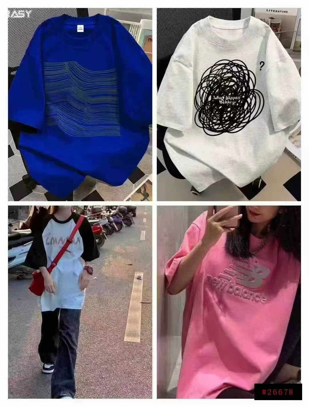 [發]男女纯棉短袖20000件，​独立包装有吊牌码数s到4x