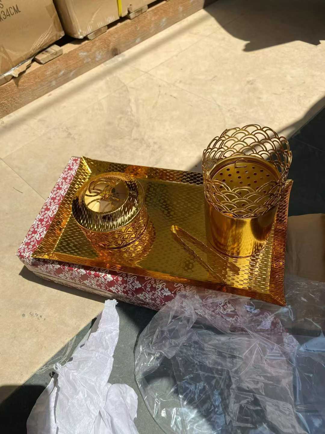 中东金属餐具套装1吨多