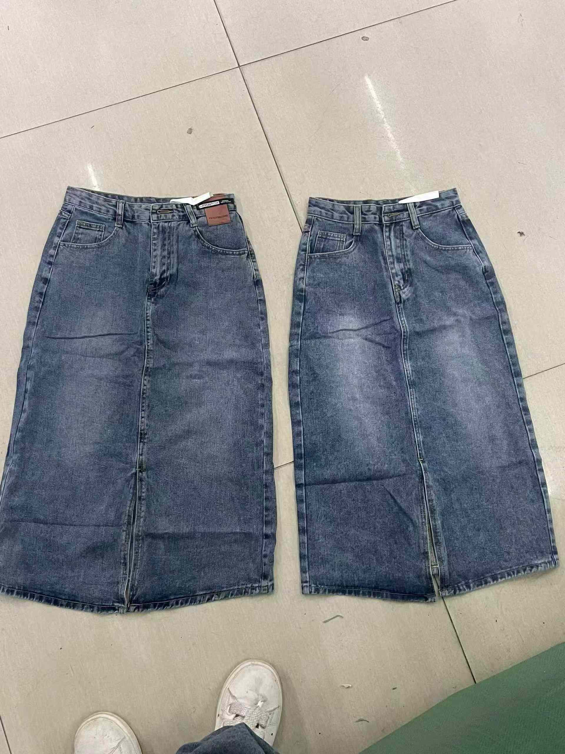 半身牛仔长裙，1100条，xs到xl码，图片款两个款，825
