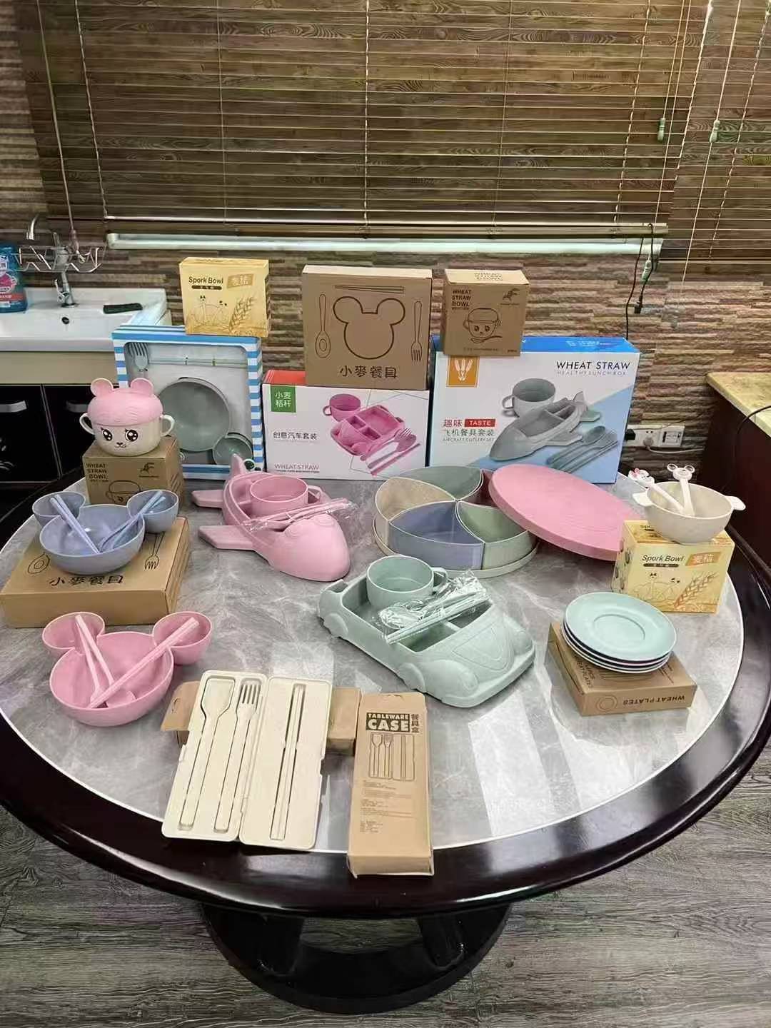 5800一吨儿童餐具8吨原件原件处理板板正正平均合：几毛到1