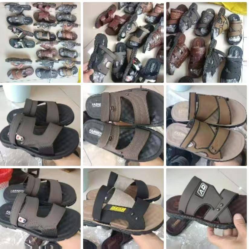 沙滩鞋，男款数量13000双左右，一次性全清几块钱一双（梓豪