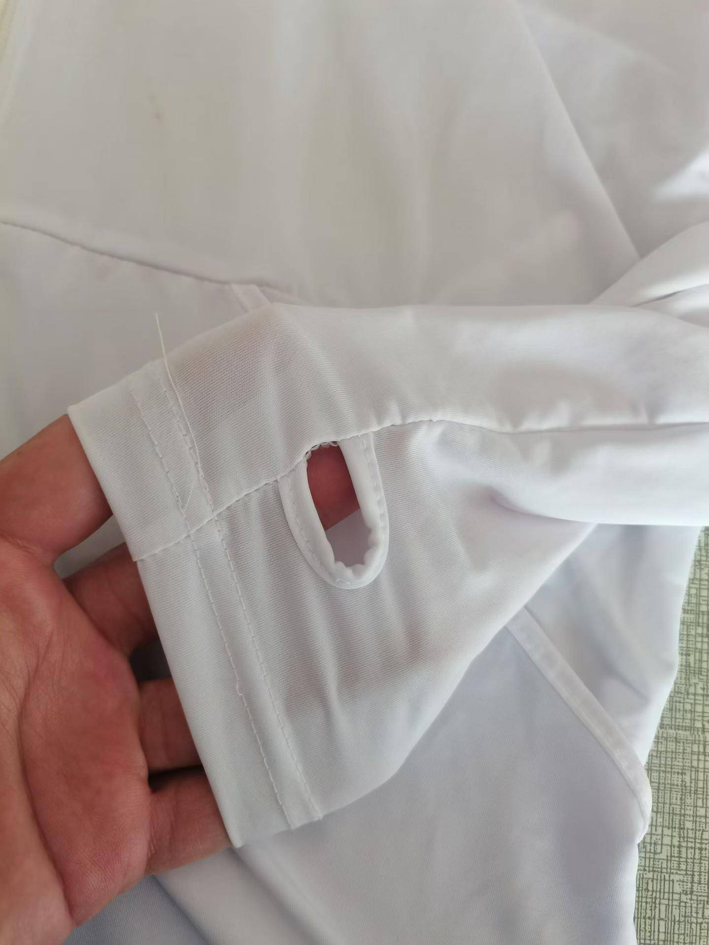 12000件防晒衣，白青，涤纶