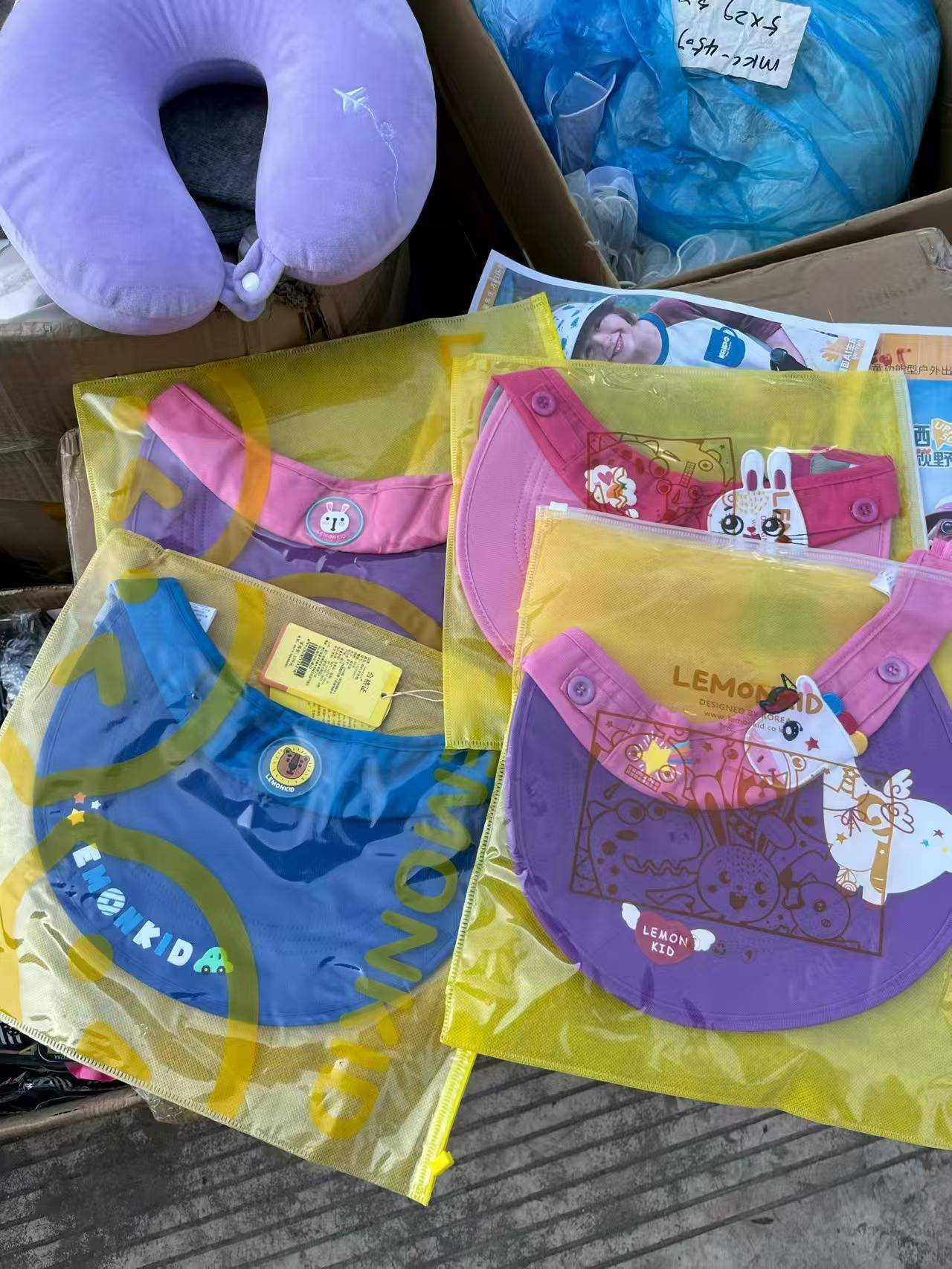 7000个，儿童防晒帽，品牌货，个位数处理
