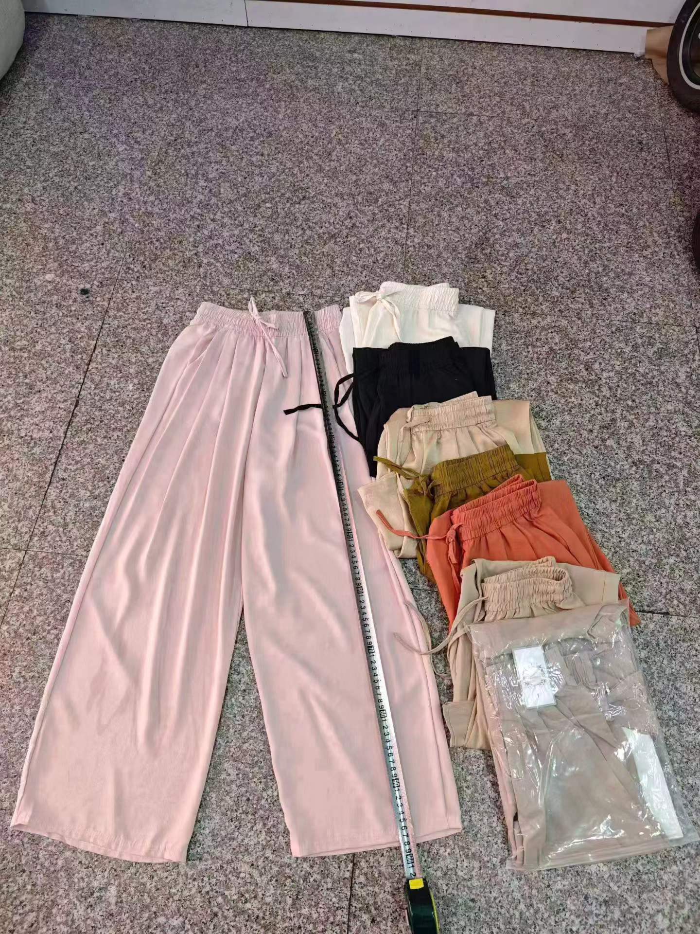 [太阳]女装长裤！阔腿裤醋酸面料直筒裤到货12000条，质量