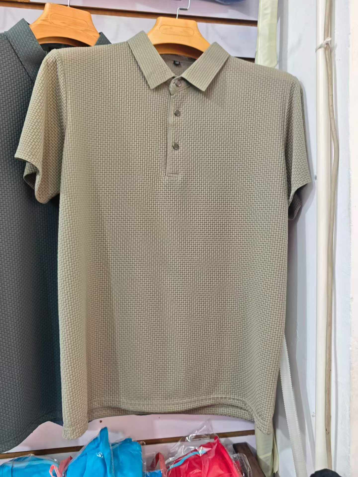 锦纶polo衫5000件，l到4xl，独立包装，全清不贵