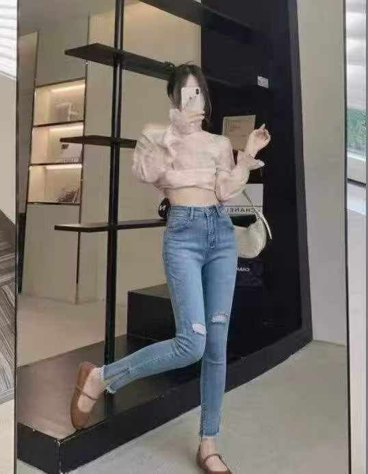 🦋精品高弹力牛仔裤，全清：8.8元，数量：2780件，码数