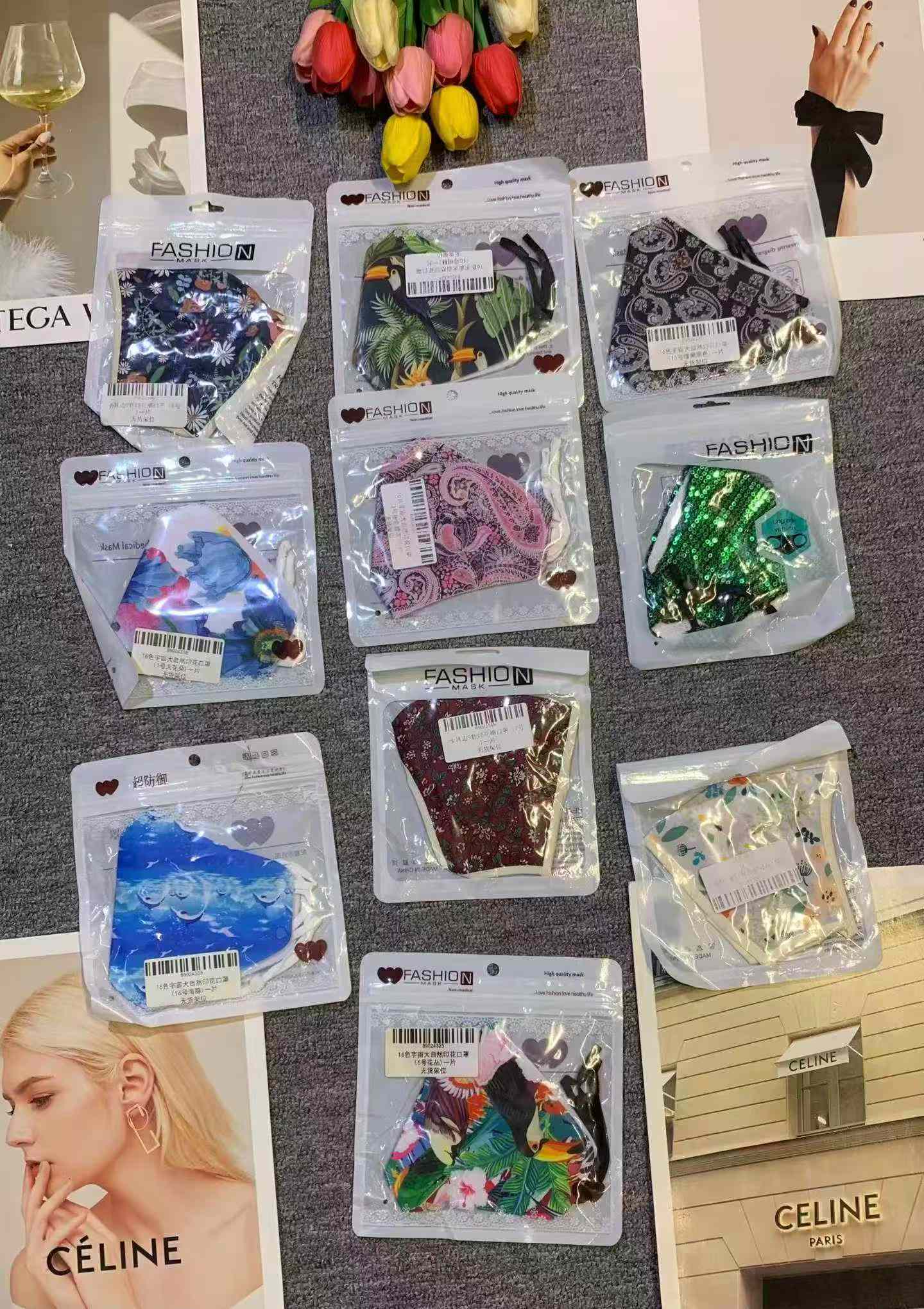 💋福利捡漏全清：988打包
户外防护透气可水洗立体显脸型口