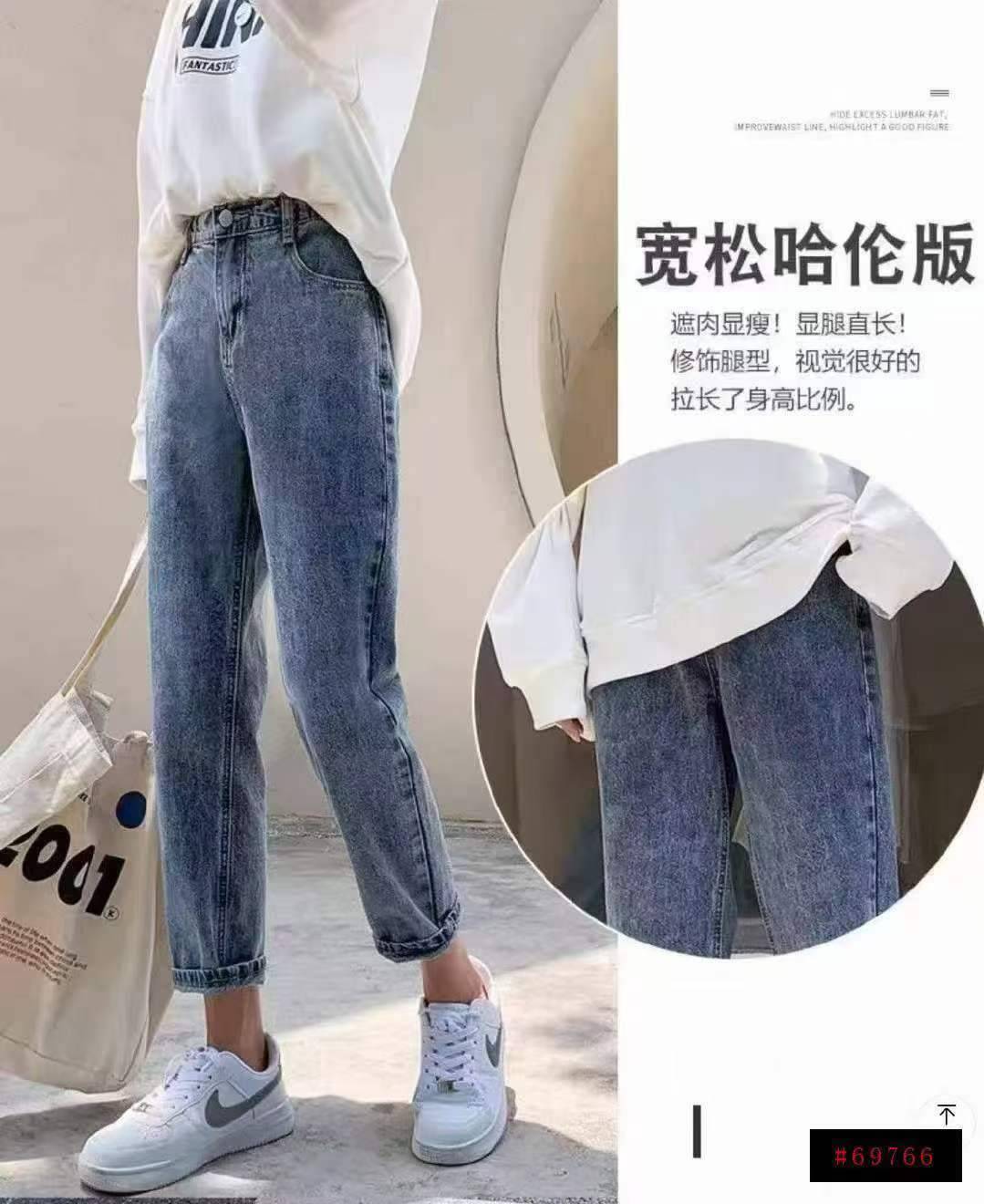 8.9元，春夏季新款水洗棉牛仔裤，独立包装带腰卡，码数m-2