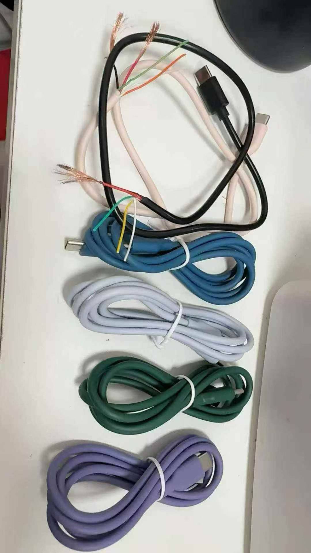 66w，c一c一米5芯纯铜线，*16也可以充电，马卡龙色少