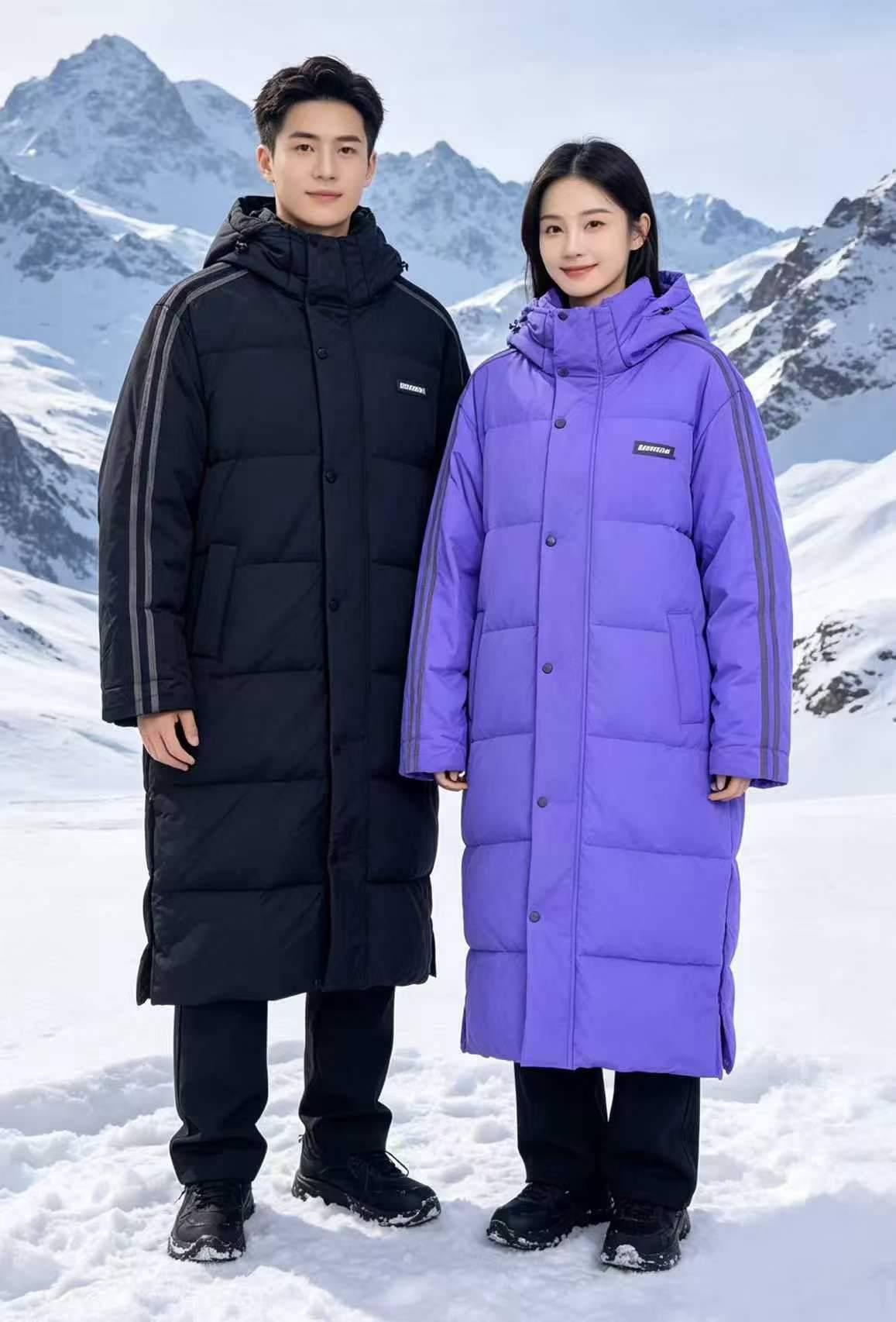 全清价38.8
🐯冬季男女同款潮牌时尚连帽羽绒服情侣宽松加