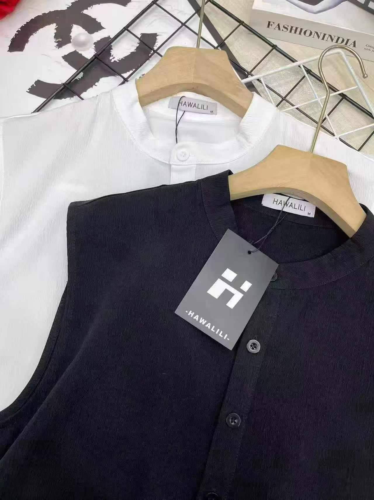 外贸款男士风无袖休闲半开扣上衣，数量：1382件，码数，s-