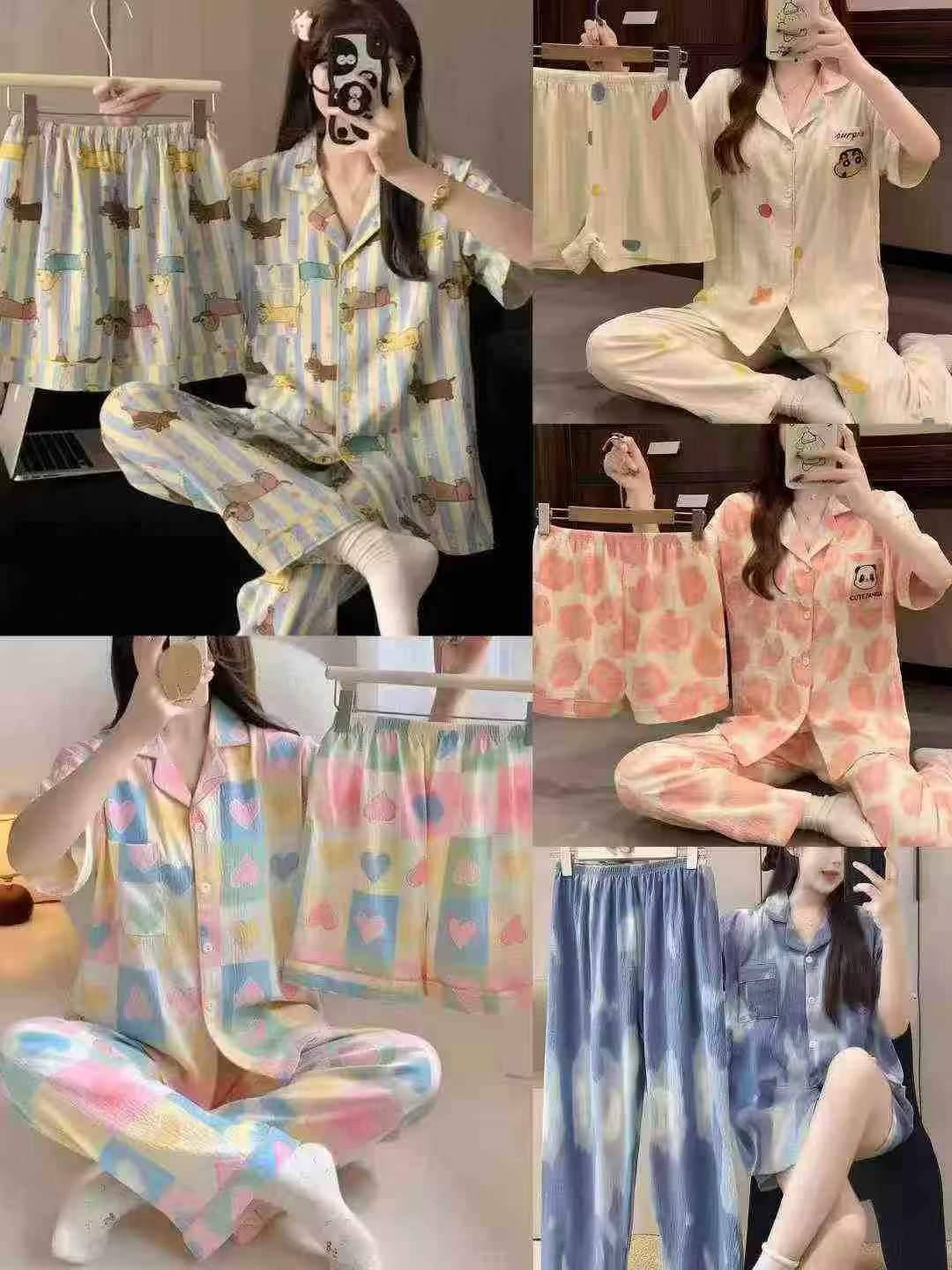 ☕️云朵棉三件套睡衣家居服套装，510套全清22.8元，分货