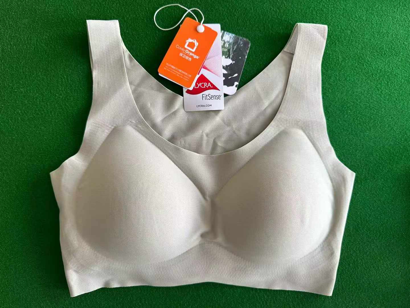 锦纶文胸美背…，锦纶+氨纶面料，泰国🇹🇭进口乳胶胸垫，m