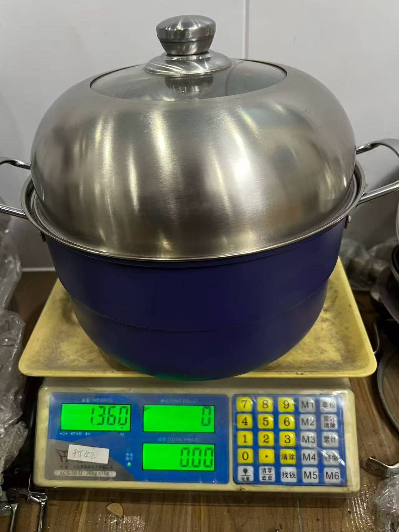 28双篦双层蒸锅入库10件，一件16个