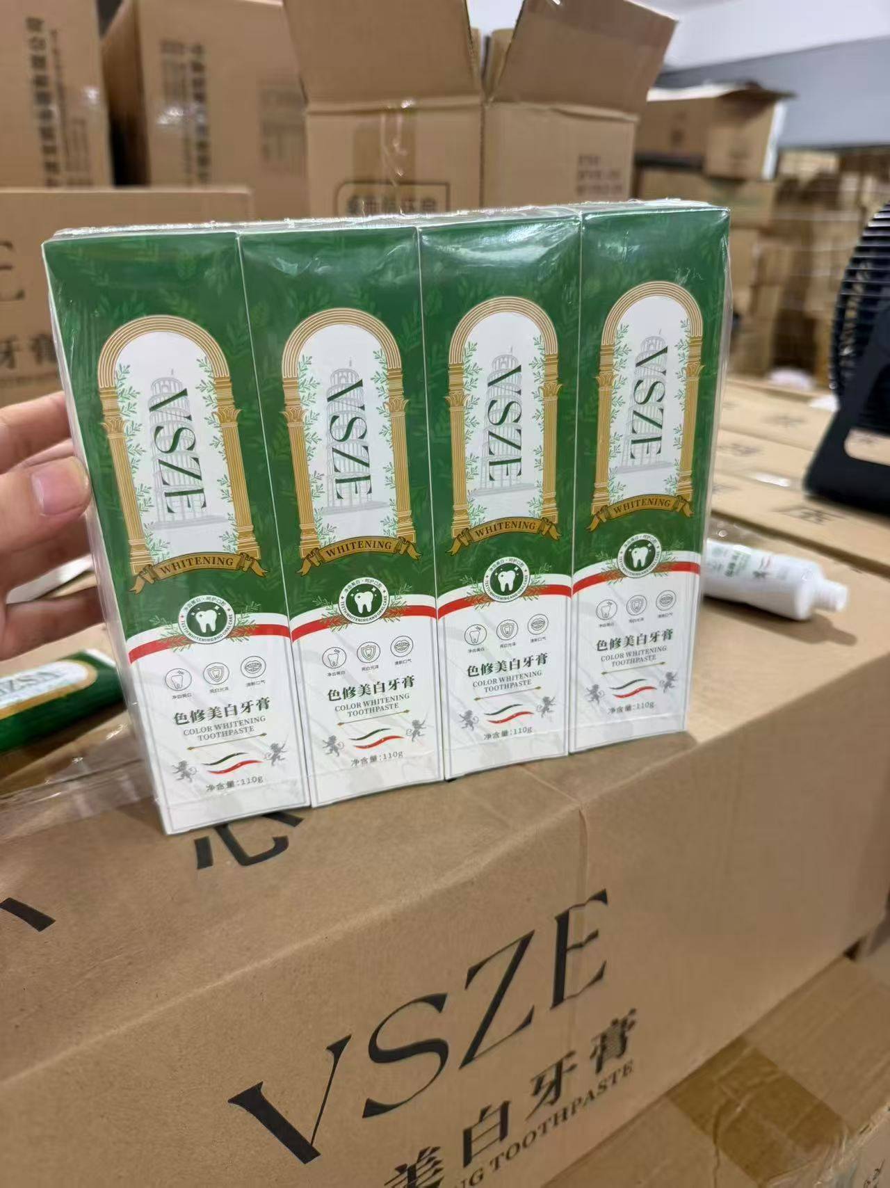 牙膏到货一万多支，清货毛毛钱