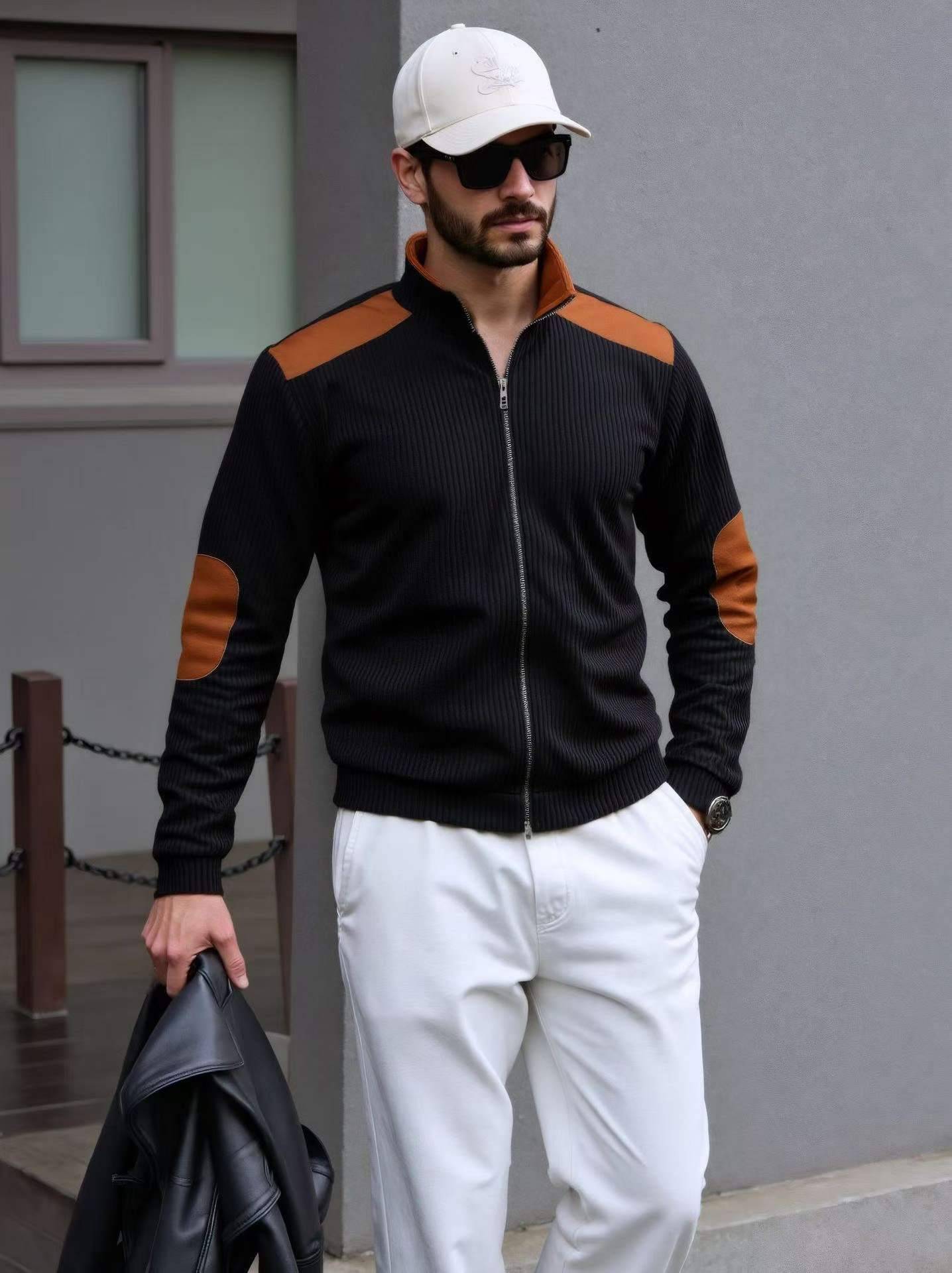 3900件，男士拉链外套，10个色，s-3xl