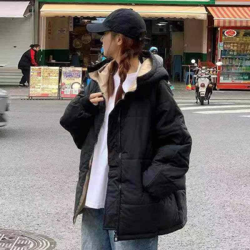 羽绒棉服外套，24.8元，分货+1，5053件，女装棉服外套
