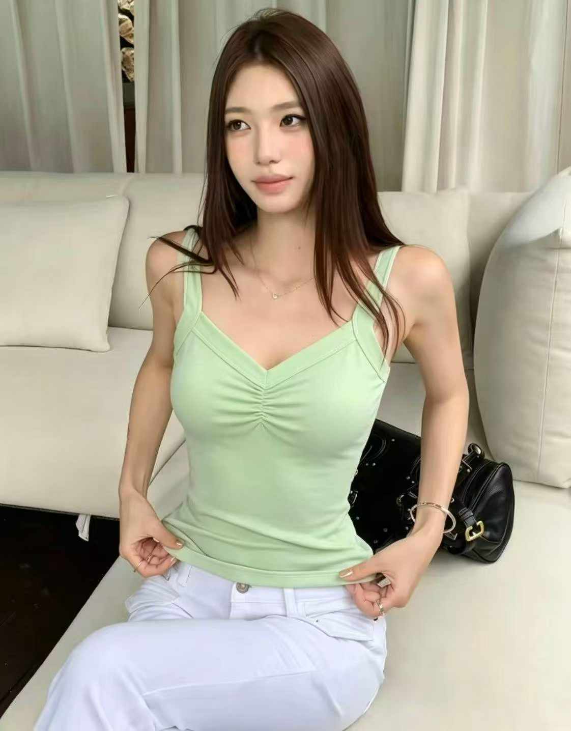 1.8清，工厂回收2134件性感辣妹风女夏季新款高级感内搭打