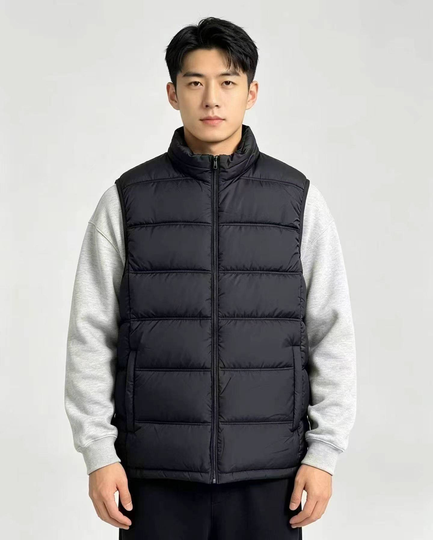 410件男马甲，3xl-7xl码，黑色，宝蓝色，全清18.8