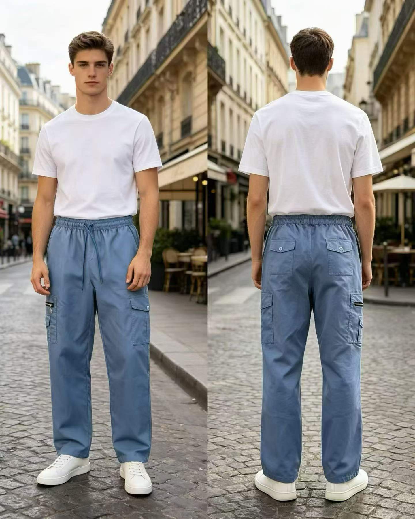 1700条，男士工装长裤，4色，s~3xl