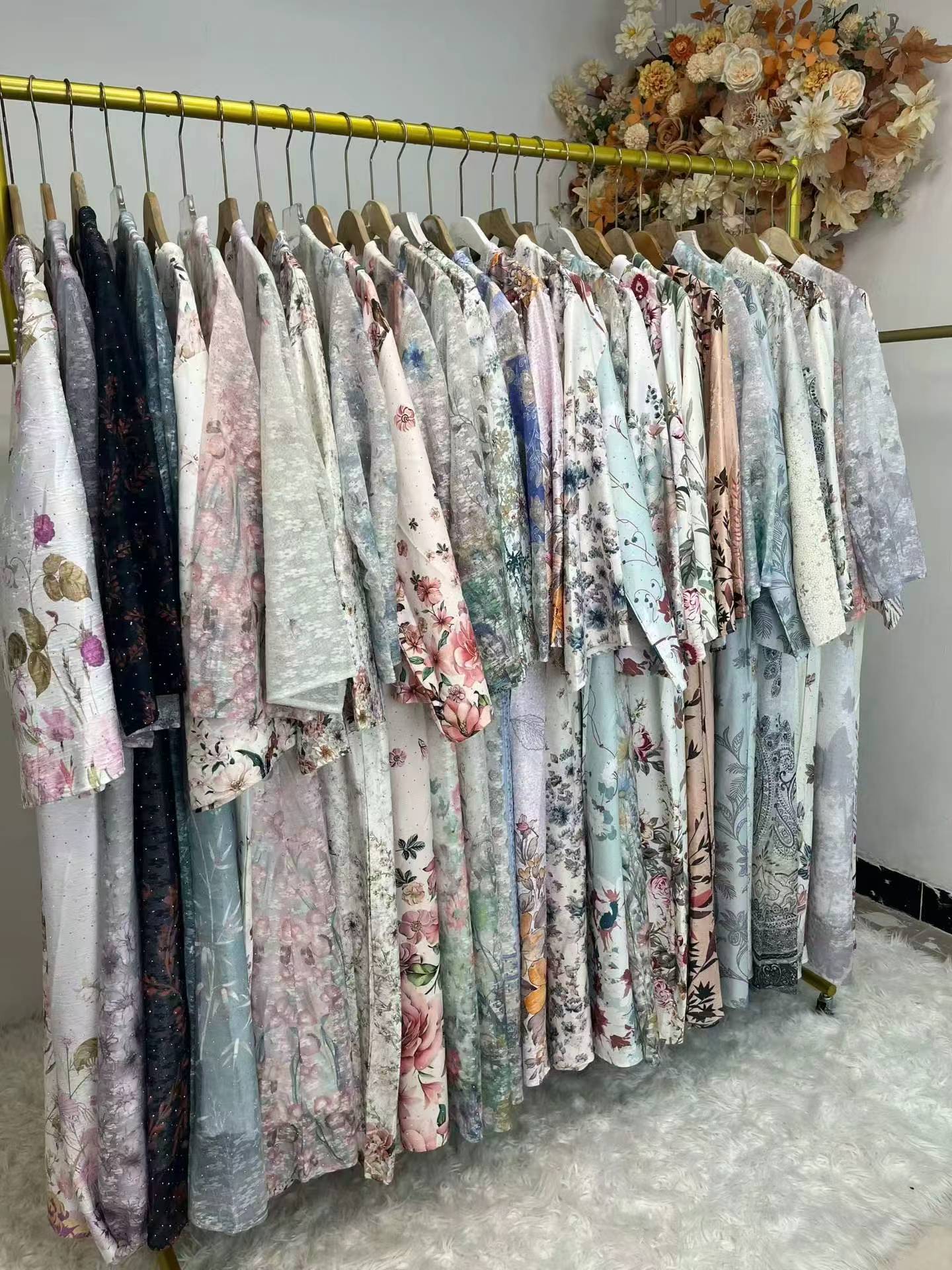 清22元，5000件，独立包装，带吊牌，外贸中东长袍连衣裙，
