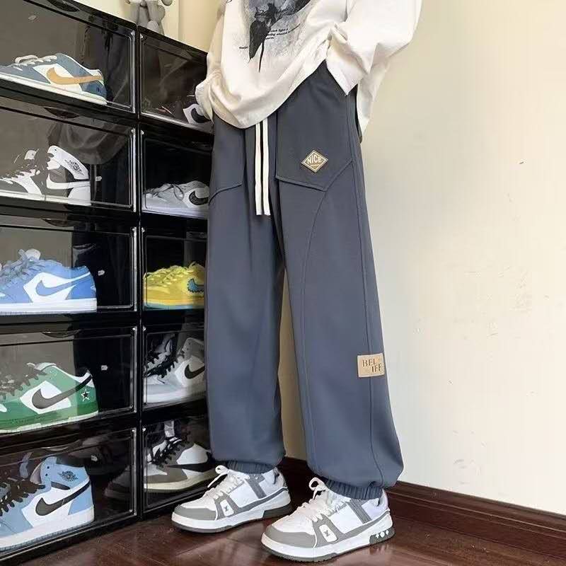 清8.8💰🧋
束脚裤子男款春秋季新款潮牌卫裤男生宽松运动