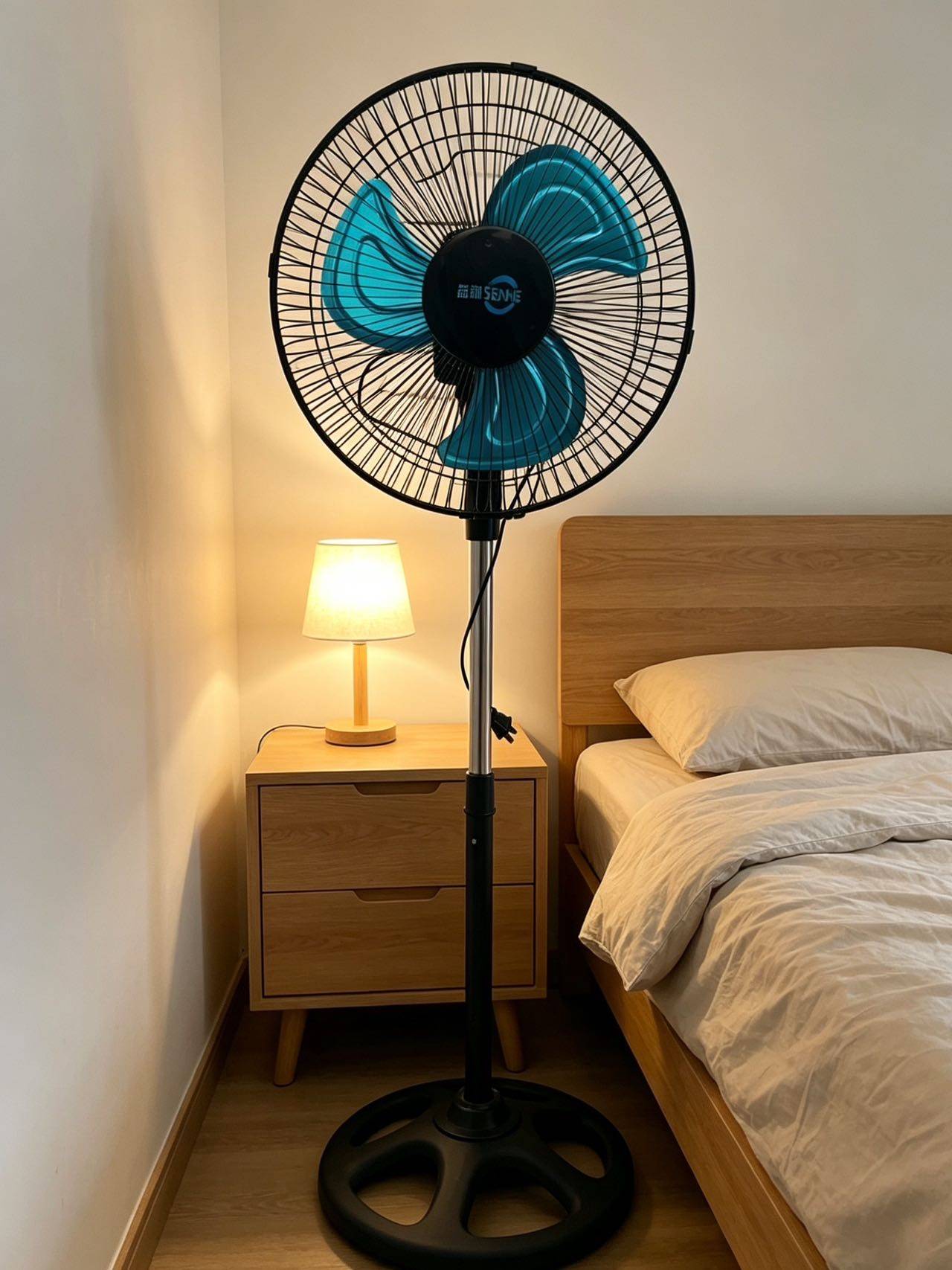 特价现货，1000台落地扇铝叶电压220v
功率：40w
总