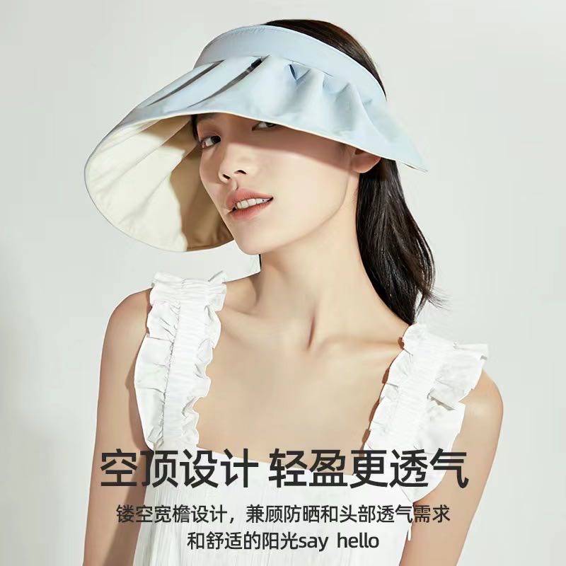 品牌同款同品质黑胶防晒帽
原价24元，现价10元清仓
可过u
