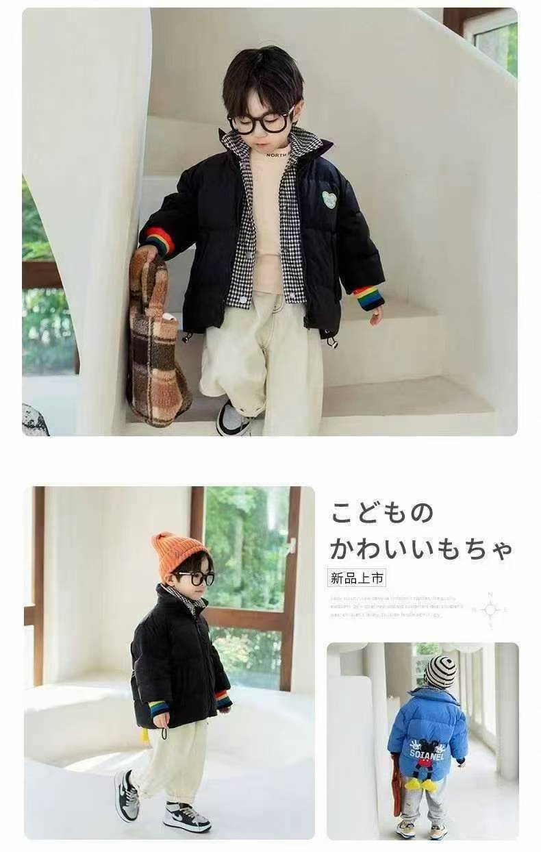 [發]童装羽绒服1000件独立包装有吊牌
​码数90到120